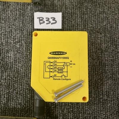 BANNER Q60BB6AFV1000Q ADJUSTABLE-FIELD VISIBLE RED RANGE 200-1000MM 10-30VDC