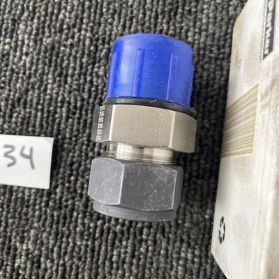 (4) Parker 12-12-ZHBA-SS Straight Thread Male Connector Fitting 3/4″ O.D Tube