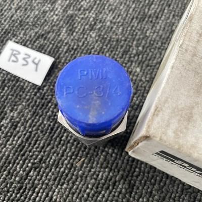 (4) Parker 12-12-ZHBA-SS Straight Thread Male Connector Fitting 3/4″ O.D Tube