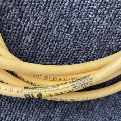 Woodhead 1200661036 885030K03M030 Micro-Change 5P M/F 3M #18/5 TPE Cord Cable