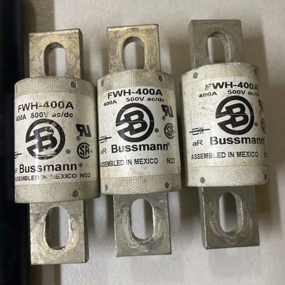 (3) Bussman FWH-400a 500v