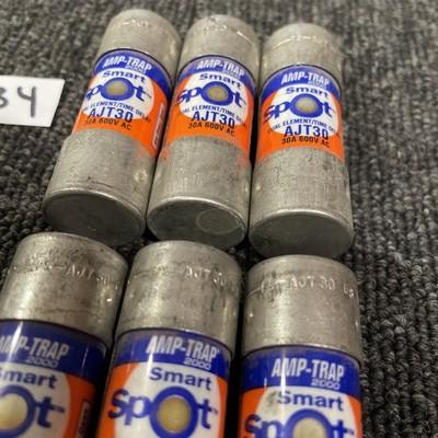 (6) Ferraz Shawmut AJT30 Fuse