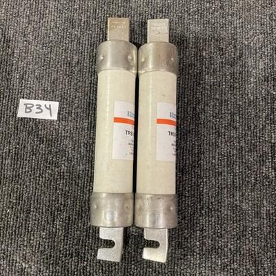 (2) Mersen Ferraz Shawmut TRS100R Tri-Onic Time Delay Fuses 100 Amp 600v NOS