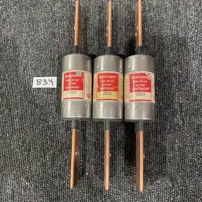 (3) Bussmann CDS200 Time-delay Blade Fuse 200a Amp 600v-ac