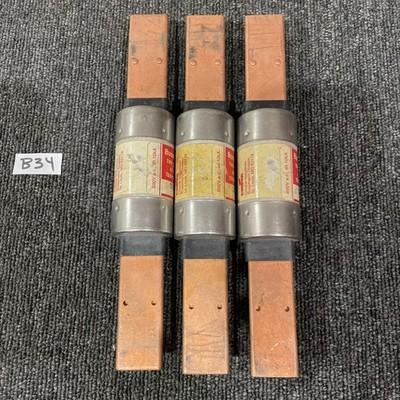 (3) Bussmann CDS200 Time-delay Blade Fuse 200a Amp 600v-ac