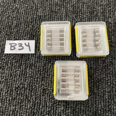 (15) Bussmann GMA-15-R Fuses 15A 125V Fast Acting Glass