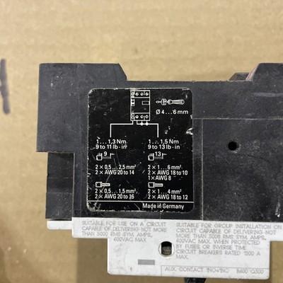 Siemens 3VU1300-1ME00 Circuit Breaker 0.4-0.6A