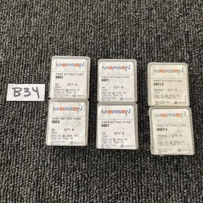 (25) MERSEN (10) GGC2 + (10) GGC1 + (4) GGC1/4 + (1) GGC1/2 Fuses