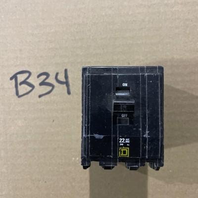 Square D QOB315VH Circuit Breaker 15 A 3 Pole 120/240 VAC 22kA