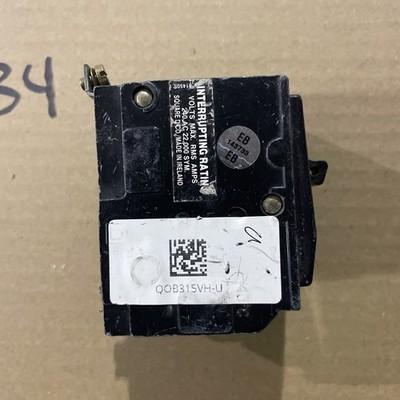 Square D QOB315VH Circuit Breaker 15 A 3 Pole 120/240 VAC 22kA