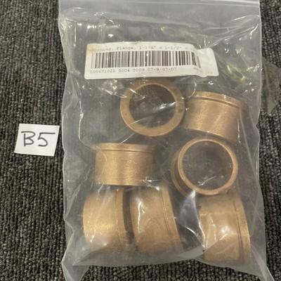 (7) Oilite Flange Bushing Bronze 1 1/4 x 1 1/2 x 1 – Bush Spacer Brass Bearing