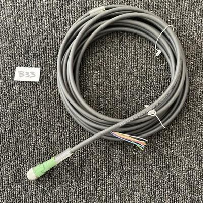 Phoenix Contact 1520369 Sensor/Actuator Cable, 8-Pin M12 Female to Leads, 5m