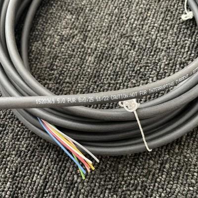 Phoenix Contact 1520369 Sensor/Actuator Cable, 8-Pin M12 Female to Leads, 5m