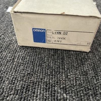 (10) OMRON LY4N-D2 RELAY 24VDC