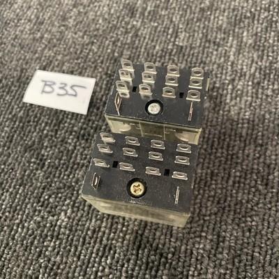 (2) Omron LY4N-D2 Relay 24VDC