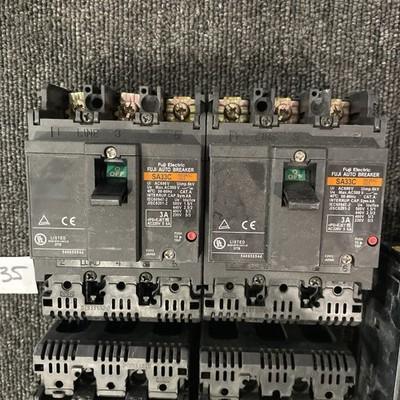 (5) FUJI ELECTRIC SA33C 20A 220VAC Breaker