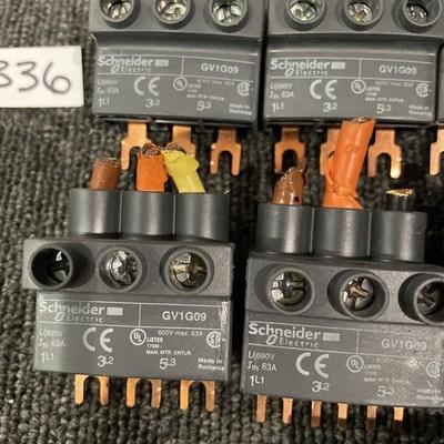 (13) SCHNEIDER ELECTRIC GV1G09 Terminal Block 63A 600 Volt