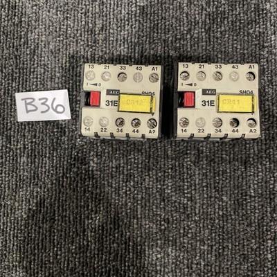 (2) AEG SH04 31 E Electrical Contactor