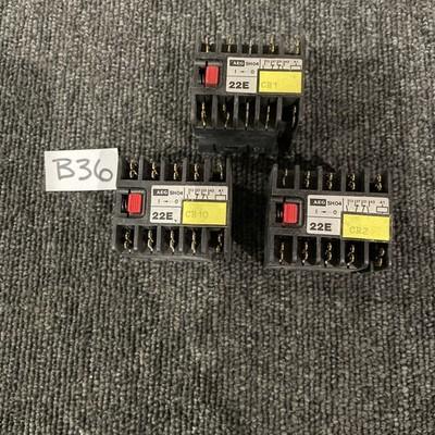 (3) AEG SH04 22 E Electrical Contactor