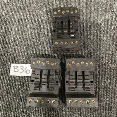 (3) ALLEN BRADLEY 700-HN102 SER.B RELAY BASE