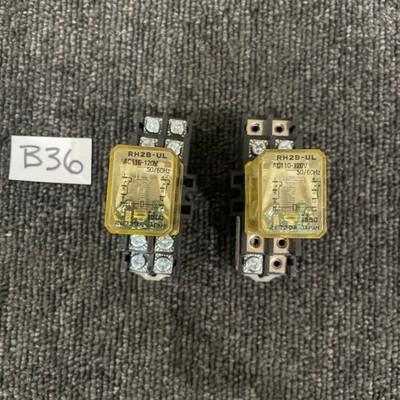(2) Allen Bradley 700-HN116 Relay Base With Relay RH2B-UL