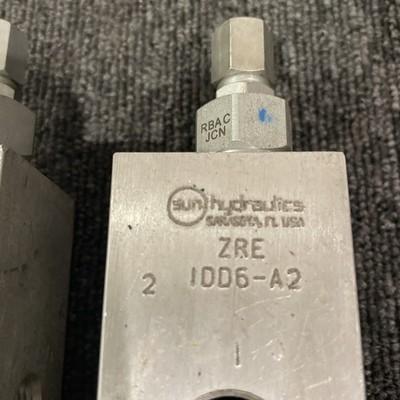 (2) Sun Hydraulics RBAC JCN ZRE IDD6-A2 Hydraulic Pressure Relief Valve