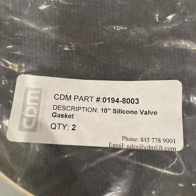 CDM 10 inch Silicone Valve Gasket 0194-8003