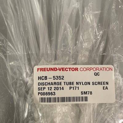 FREUND-VECTOR HCB-5352 Discharge Tube Nylon Screen