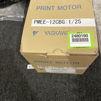 YASKAWA – PMEE-12CBG : 1/25 – DC SERVO PRINT MOTOR – 21V 5.2A 120 RPM