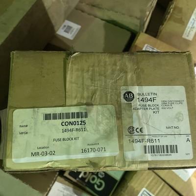 New Surplus Allen Bradley 1494F-R611 Ser A Fuse Block Adapter Plate Kit