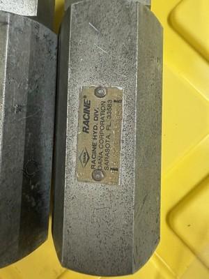 2 – RACINE FB1-X0KP-106N-7-10 HYDRAULIC CHECK VALVE 444-U3S