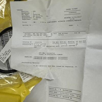 Sheffer Cylinder 726-0167-0400-0100Q 1″ X 4″ A Series Seal Kit(Pneumatic)