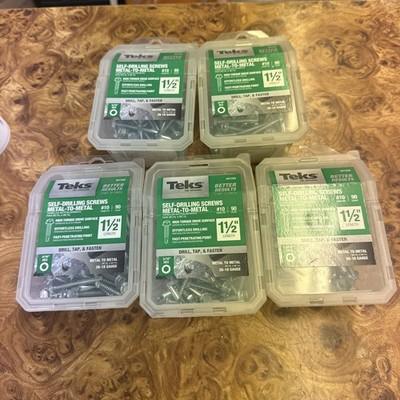 TEKS 21332 #10 x 1-1/2-in Hex-Head Self-Drilling Metal-to-Metal Screws 450 5pk