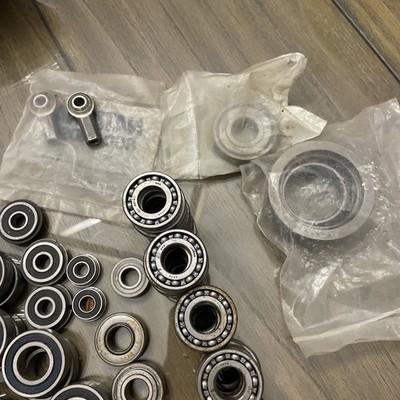 Lot Of 167 Assorted Bearings Of Various Brands And Sizes