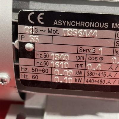 MS56A/4 Asynchronous Motor Ruhrgetriebe 1610 Max Rpm