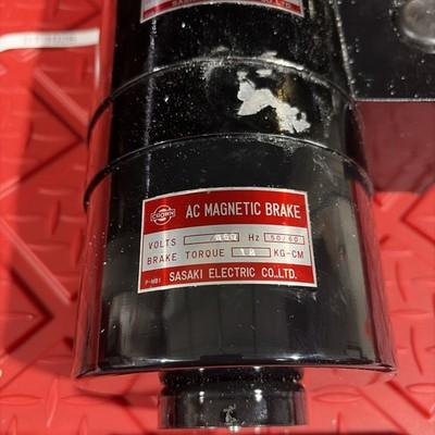 CROWN SASAKI INDUCTION MOTOR AC MAGNETIC BRAKE 5113 200W 460V 40:1 NEW $949
