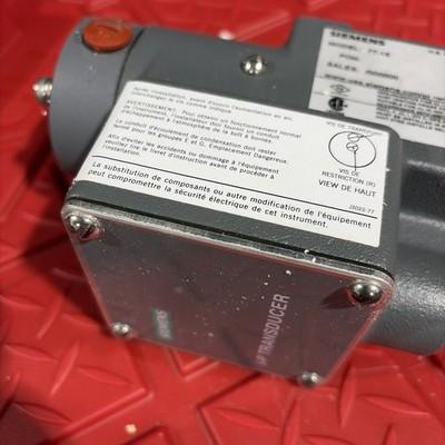 Siemens Industry 77-16 Transducer Module INPUT: 4-20 mA OUTPUT: 3-15 psig NOS