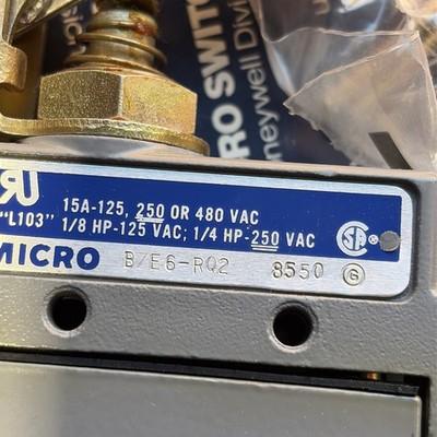 Honeywell Micro Switch BZE6-RQ2 Limit Switch