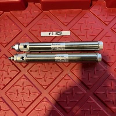 2-SMC NCMB106-0600C-XC6 Pneumatic Cylinder, ø1-1/16in Bore, 6in Stroke NPT 1/8in