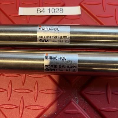 2-SMC NCMB106-0600C-XC6 Pneumatic Cylinder, ø1-1/16in Bore, 6in Stroke NPT 1/8in
