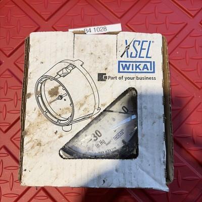 WIKA 9834729 232.34 4.5” -30 inHg 1/2 NPT Lower Mount NOS