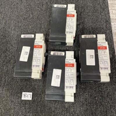 (4) Eaton HFD1020 Circuit Breaker 20 Amp, 1 Pole, 277V,