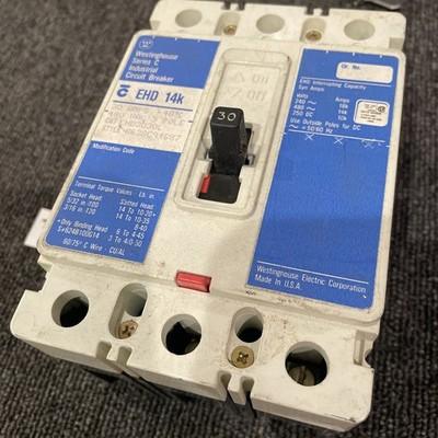Westinghouse EHD3030L Circuit Breaker EHD 14K, 30A, 3P, 480 VAC-Industrial