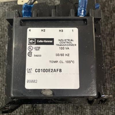 CUTLER HAMMER C0100E2AFB, .100 KVA, 1PH, 230/460 X 120V, CNTRL Transformer