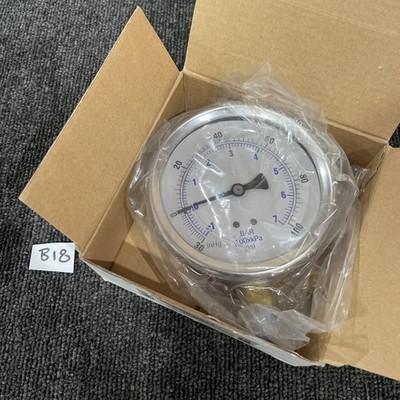 Kodiak Controls 4” Liquid Filled Pressure Gauge  0-100 PSI  1/2” NPT