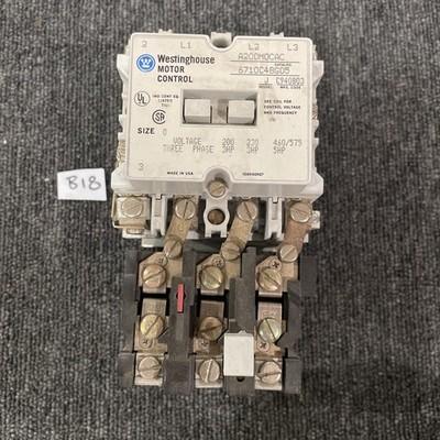 Westinghouse A200M0CAC Motor Control, 460/575V, 5HP, 3PH 6710C4BG05