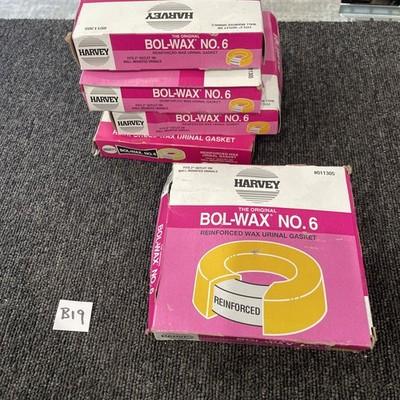 (5) HARVEY’S 011305 BOL-WAX NO. 6 URINAL GASKET