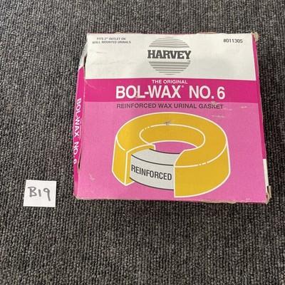 (5) HARVEY’S 011305 BOL-WAX NO. 6 URINAL GASKET