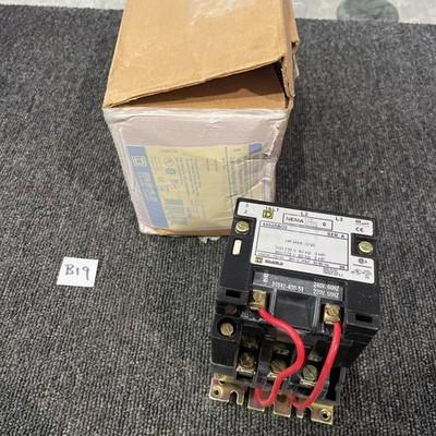 Square D 8502SBO2S Size 0 Ac Contactor 120v-ac 5hp