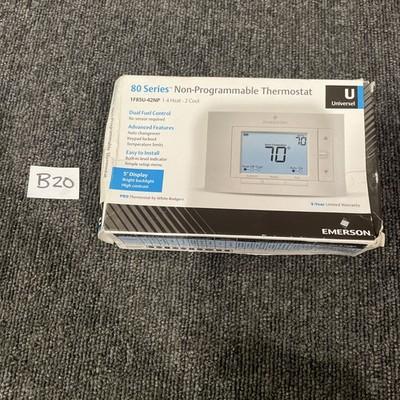 EMERSON 1F85U-42PR 4H 2 C PROGRAMMABLE THERMOSTAT DUAL FUEL UNIVERSAL